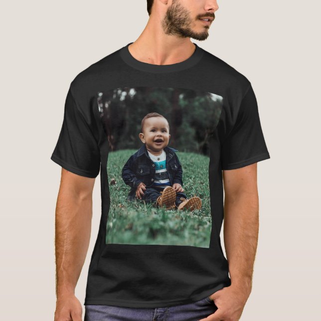 Upload Your Photo Custom Personalized T-Shirt (Front)