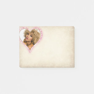 Upload your photo, customizable post-it notes