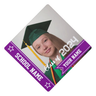 Upload your photo graduation cap topper