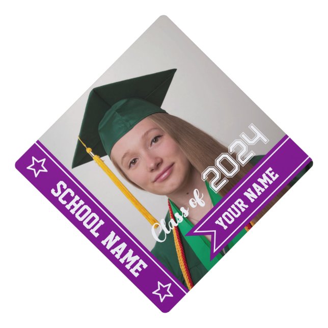 Upload your photo graduation cap topper (Front)