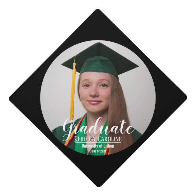 Upload your photo graduation cap topper (Front)