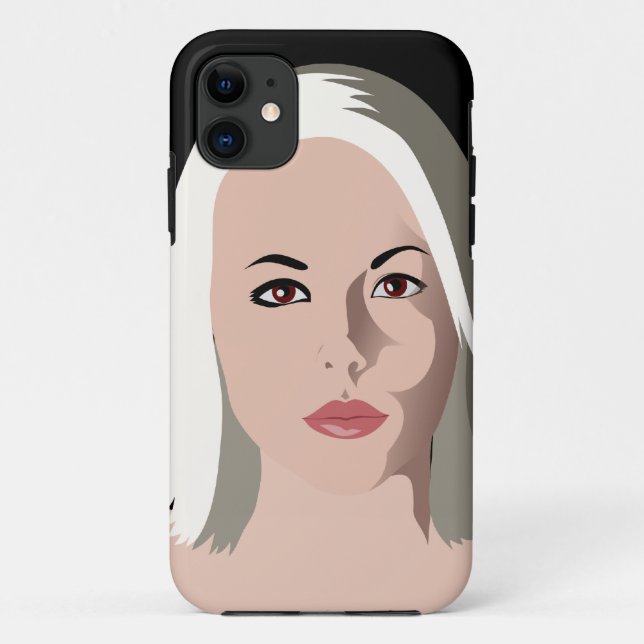 Upload Your Photo Here custom iPhone case (Back)
