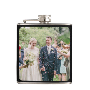 Upload your photo hip flask