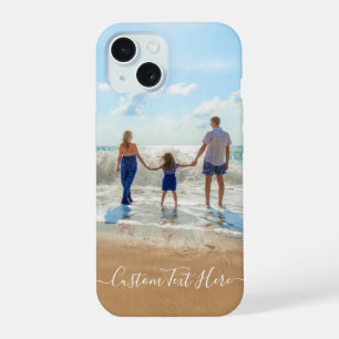 Upload Your Photo iPhone Case Gift Custom Text