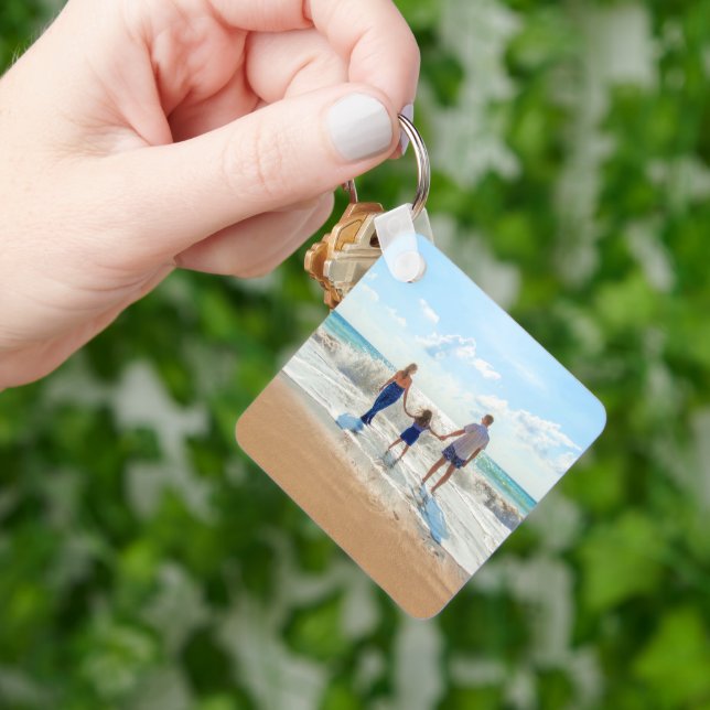 Upload Your Photo Keychain Personalized Gift (Hand)