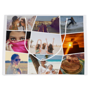 Upload your photo large gift bag