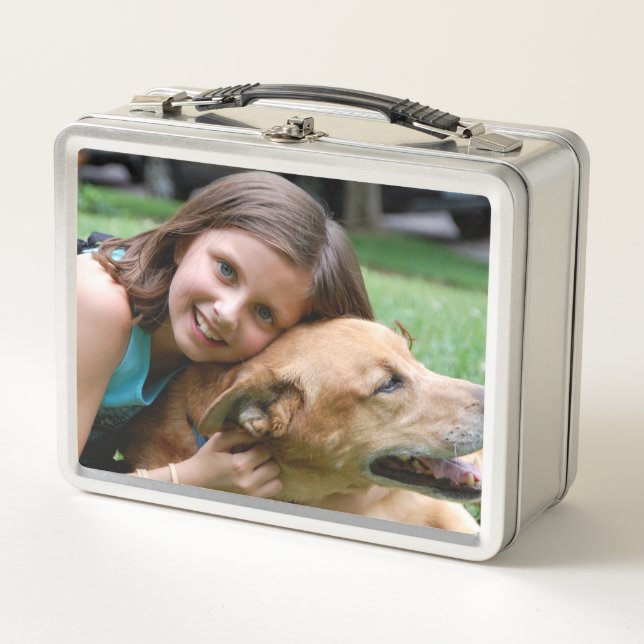 Upload your photo metal lunch box (Front)