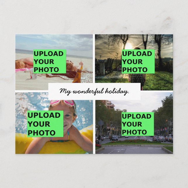Upload your photo postcard (Front)