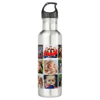 Upload your photo stainless steel water bottle