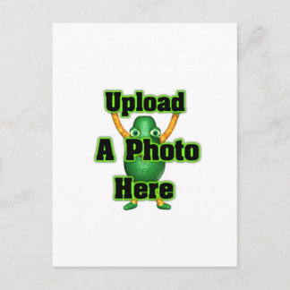 Upload your photo to template postcards