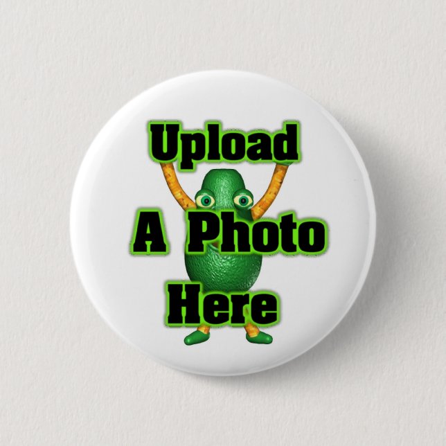 Upload your photo to template products 2 inch round button (Front)