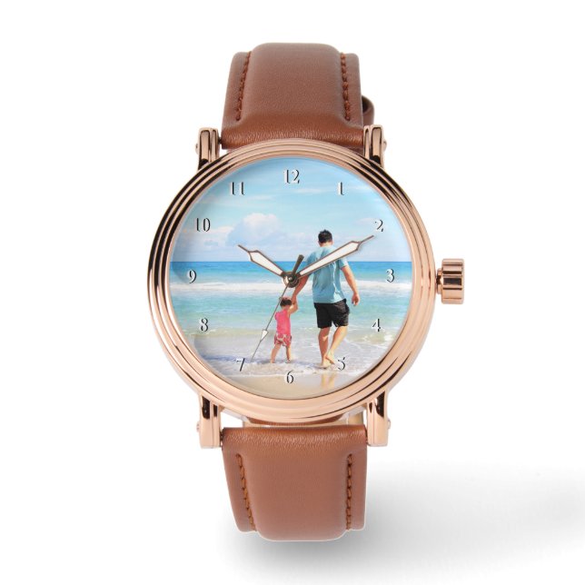Upload Your Photo Watch Create Personalized Gift (Front)