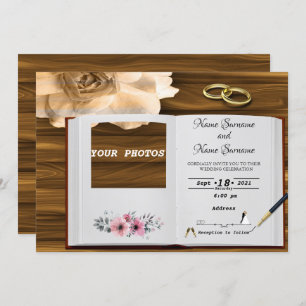 Upload your photos invitation