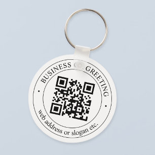 Uploaded QR Code Keychain