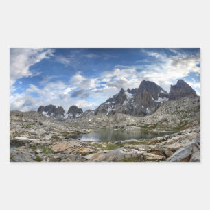 Upper and Middle Nydiver Lakes Panorama - Sierra Sticker