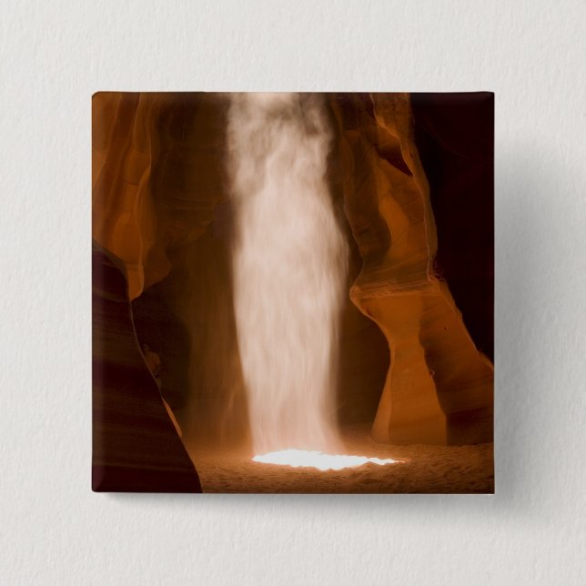 Upper Antelope Canyon, Page, Arizona 2 Inch Square Button (Front)