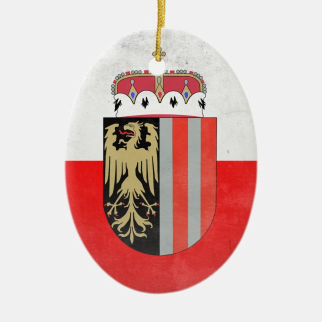 Upper Austria Ceramic Ornament (Front)
