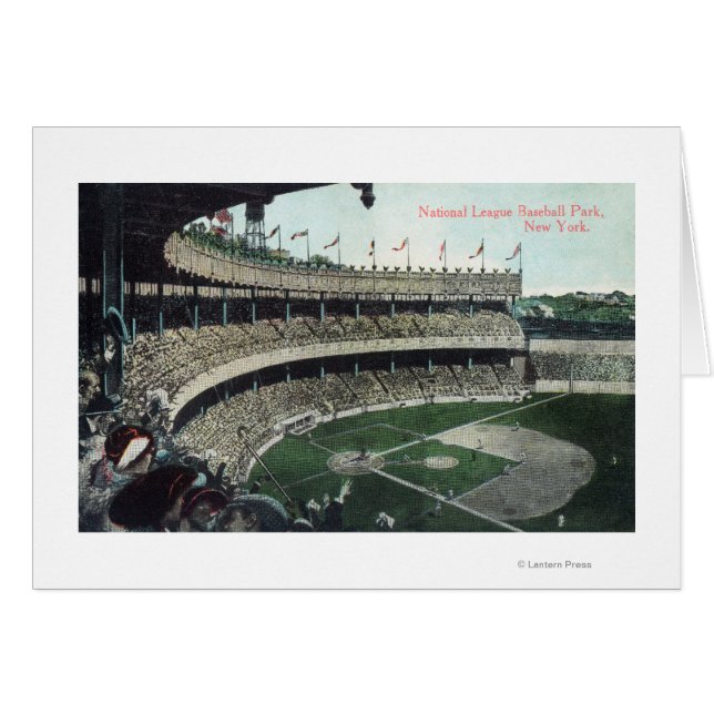 Upper Bleacher View of Nat'l League Baseball Par (Front Horizontal)