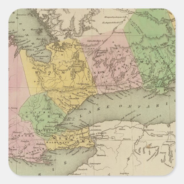 Upper Canada 2 Square Sticker (Front)