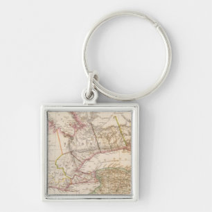 Upper Canada, NY, Penn, Mich Keychain