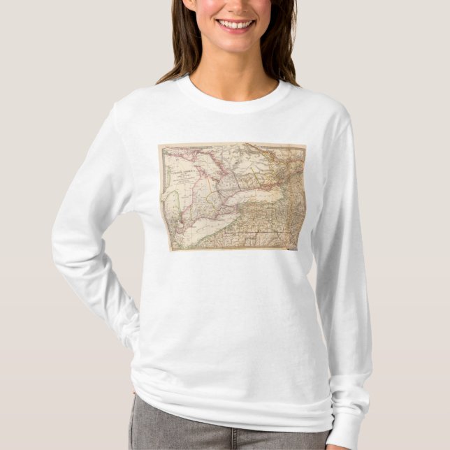 Upper Canada, NY, Penn, Mich T-Shirt (Front)