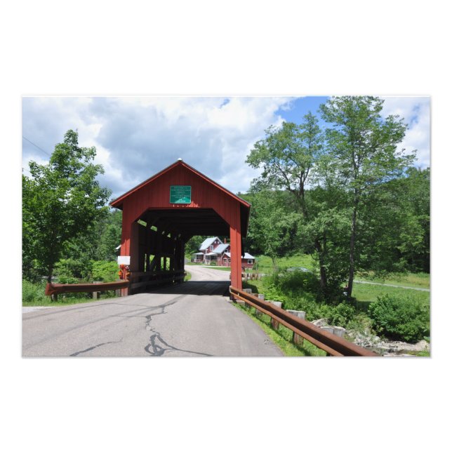 Upper Covered Bridge - Photo Print (Front)