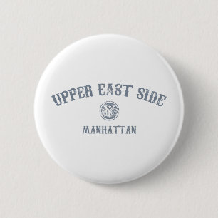 Upper East Side 2 Inch Round Button