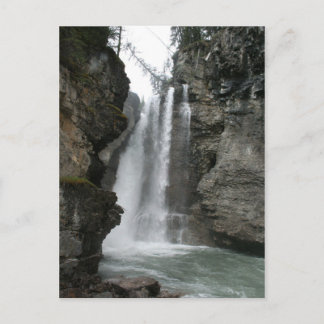 Upper Falls - Johnston Canyon postcard