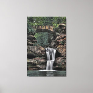 Upper Falls, Old Man's Cave, Hocking Hills Canvas Print