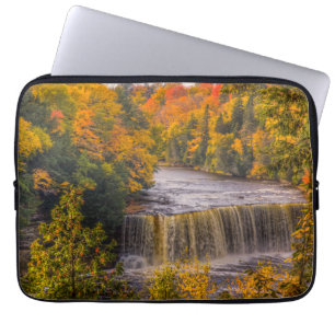 Upper Falls with Fall Colours Laptop Sleeve