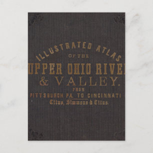 Upper Ohio River and Valley 11 Postcard