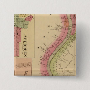 Upper Ohio River and Valley 2 Inch Square Button