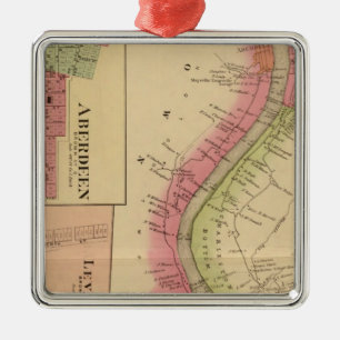 Upper Ohio River and Valley 2 Metal Ornament