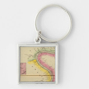 Upper Ohio River and Valley 3 Keychain