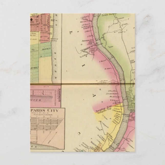 Upper Ohio River and Valley 5 Postcard (Front)