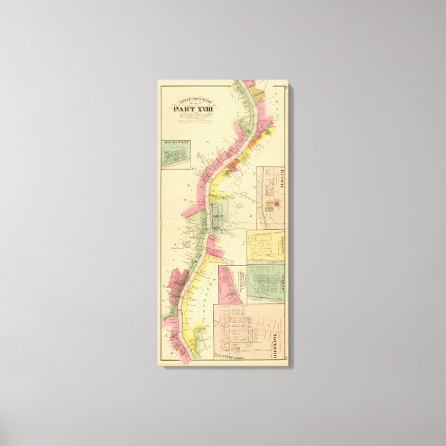 Upper Ohio River and Valley 6 Canvas Print (Front)