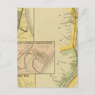 Upper Ohio River and Valley 7 Postcard