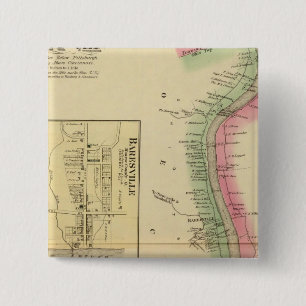 Upper Ohio River and Valley part 2 Inch Square Button