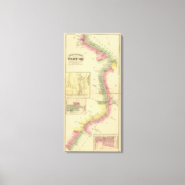 Upper Ohio River and Valley part Canvas Print (Front)