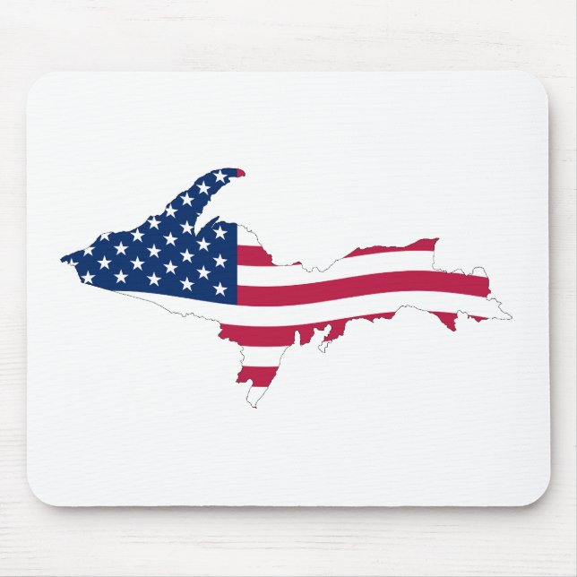 Upper Peninsula Flag Mouse Pad (Front)