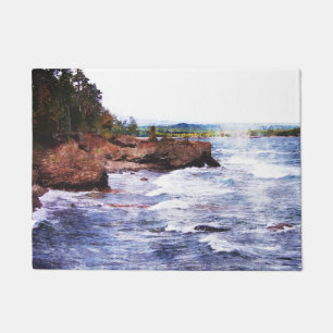 Upper Peninsula Landscape Doormat