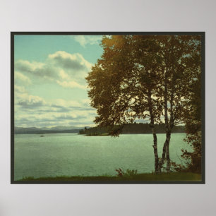 Upper Saranac Lake, Adirondack Mountains Poster