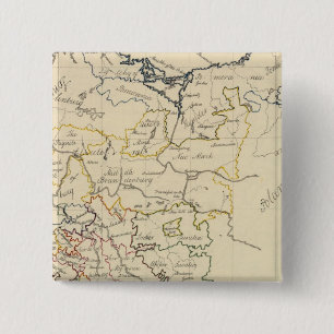 Upper Saxony 2 Inch Square Button