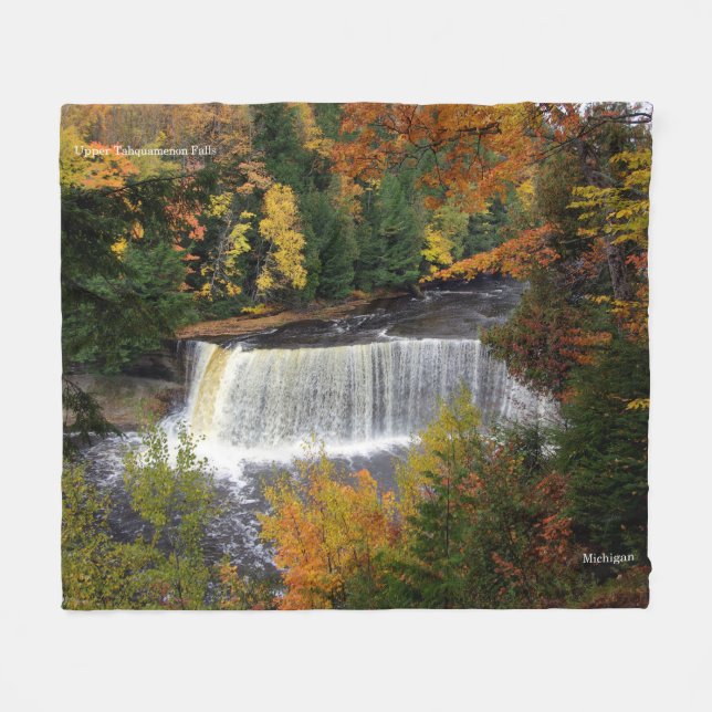 Upper Tahquamenon Falls blanket (Front (Horizontal))