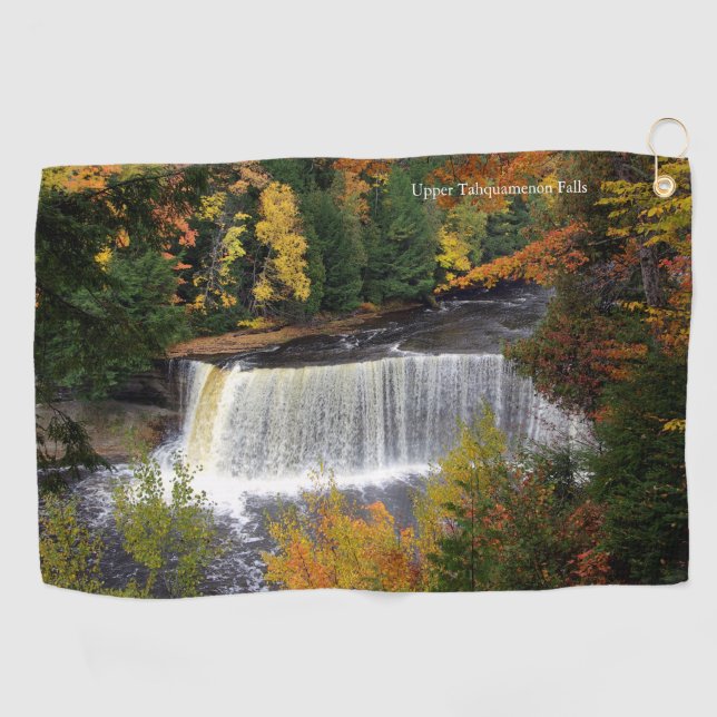 Upper Tahquamenon Falls golf towel (Horizontal)