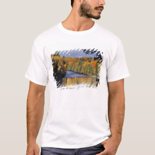 Upper Tahquamenon Falls in UP Michigan in autumn T-Shirt
