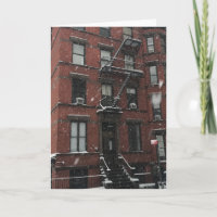Upper West Side Fire Escape NYC New York Winter