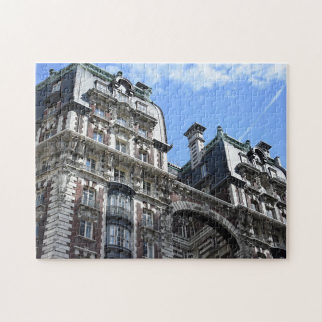 Upper West Side Pre-War Apartment Building NYC Jigsaw Puzzle (Horizontal)