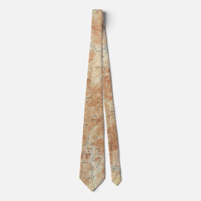 Upper Works, Tahawus Area, Adirondack High Peaks Tie (Front)