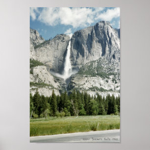 Upper Yosemite Falls Inspired 1952 Poster